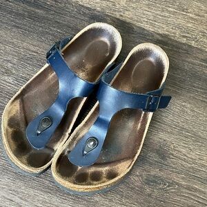 Navy Blue Birkenstock Sandals